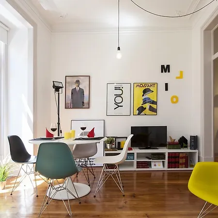 Rosa Chiado Design Apart Lejlighed Lisboa